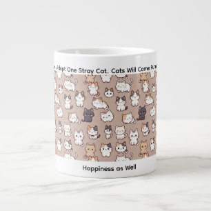 Grande Tasse Amoureux des chats drôle