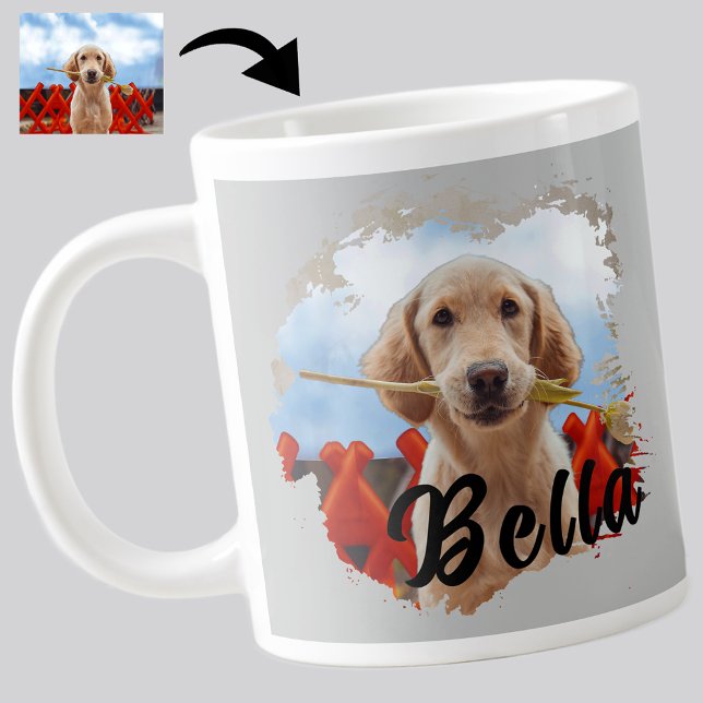 Grande Tasse Amoureux des chiens unique simple et moderne (Créateur téléchargé)
