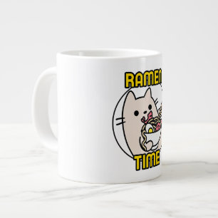 Grande Tasse Amusant Chat Ramen Amoureux des animaux Propriétai