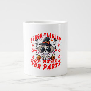 Grande Tasse Amusant Halloween Chien Citrouille design pour ani