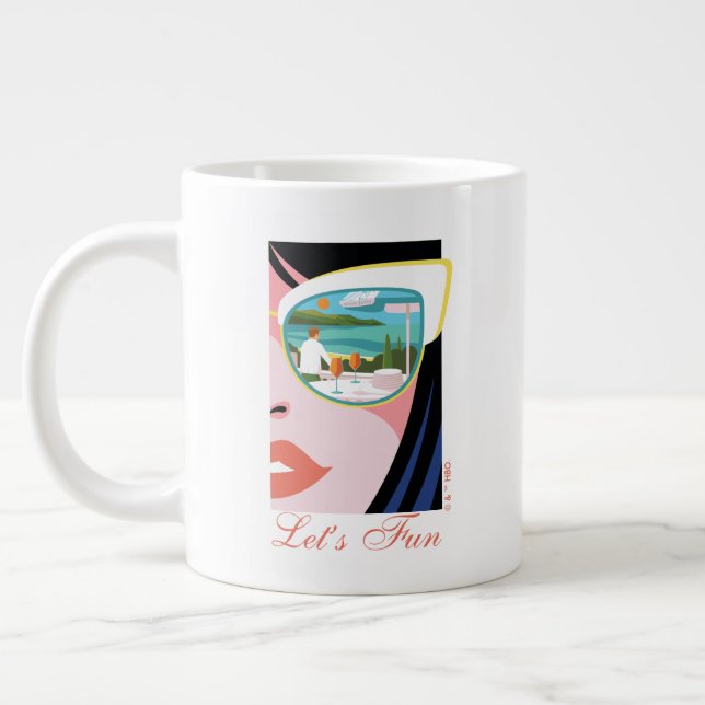 Grande Tasse Amusons-nous - Le Lotus Blanc (Gauche)