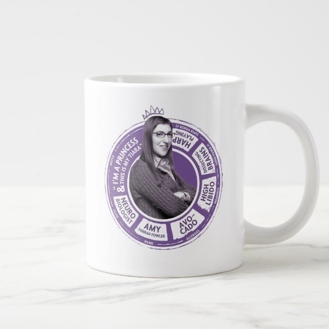Grande Tasse Amy Farrah Fowler - Graphique d'informations (Droite)