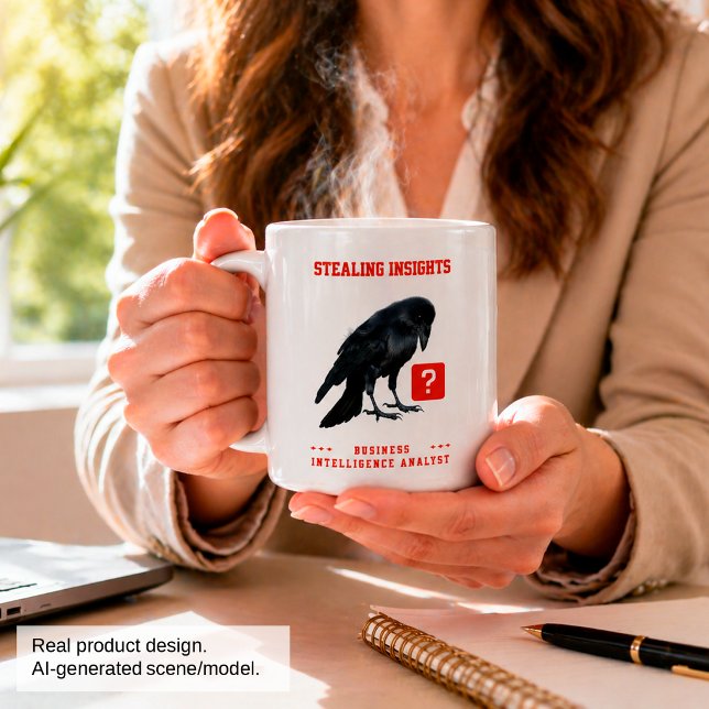 Grande Tasse Analyste en intelligence d'affaires Crow (Créateur téléchargé)
