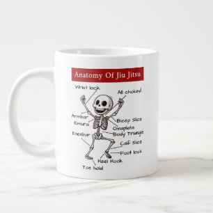 Grande Tasse Anatomie Énorme De Jiu Jitsu Soumissions Drôle