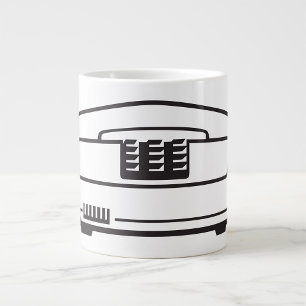 Grande Tasse Ancien symbole téléphonique