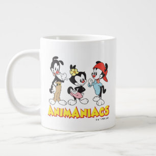 Grande Tasse Animaniacs   Yakko, Dot et Wakko debout