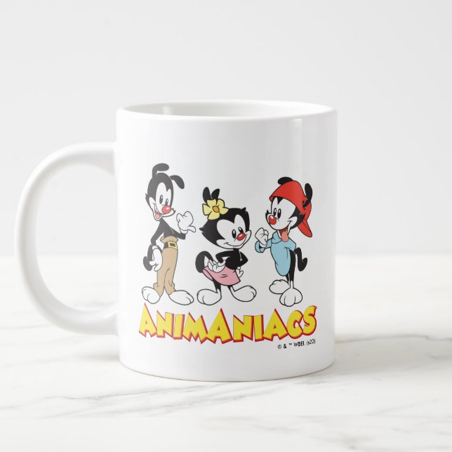 Grande Tasse Animaniacs | Yakko, Dot et Wakko debout (Gauche)
