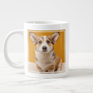 Grande Tasse Animaux de bébés cutest Corgi Portrait sur Orang