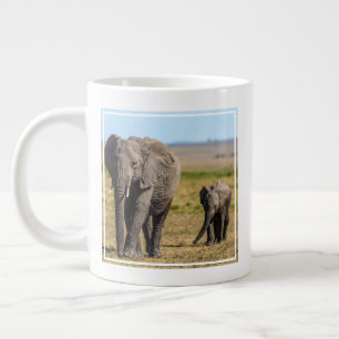 Grande Tasse Animaux de bébés cutest Eléphant mère & bébé