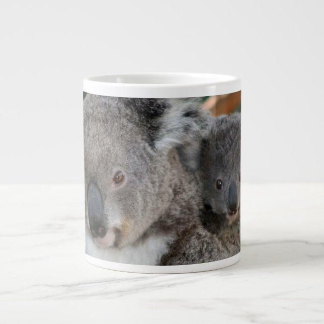 Grande Tasse Animaux de bébés cutest | Koala et Joey (Devant)