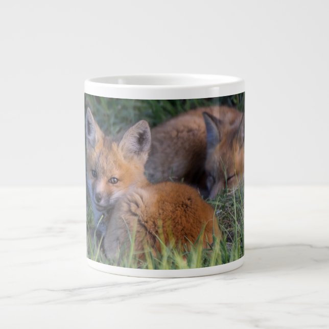 Grande Tasse Animaux de bébés cutest | Paire de frères et soeur (Devant)