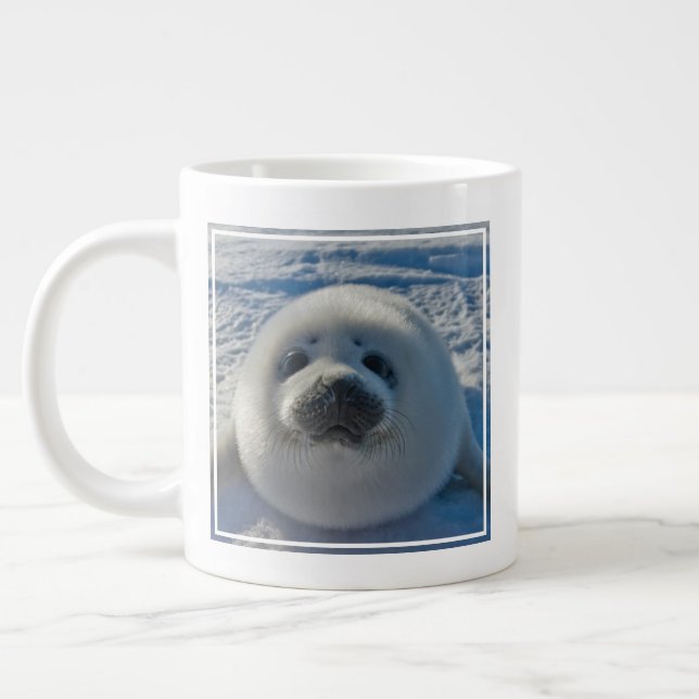 Grande Tasse Animaux de bébés cutest | Phoque bébé (Gauche)