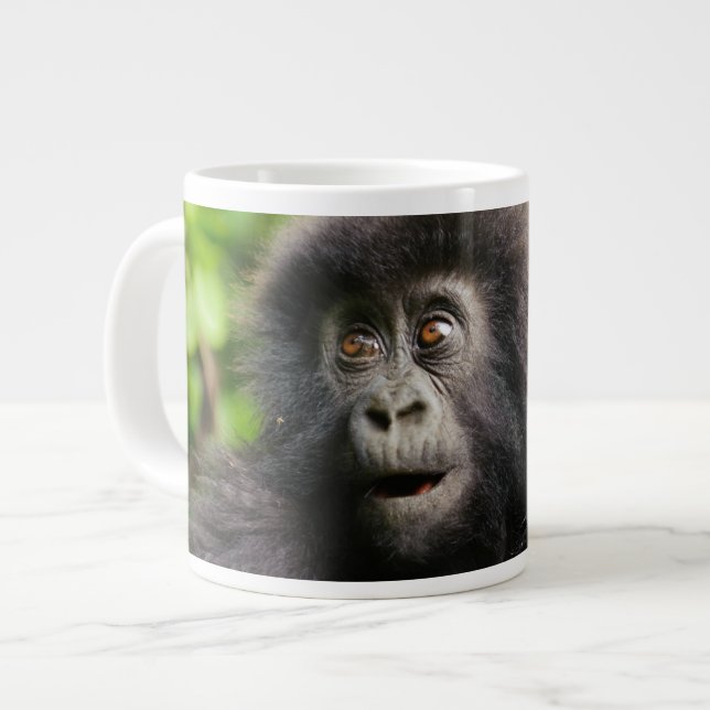 Grande Tasse Animaux de bébés cutest | Young Mountain Gorilla (Devant gauche)