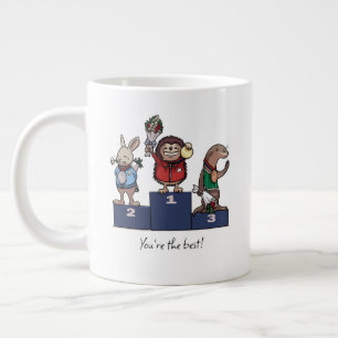 Grande Tasse Animaux des Bois Vous êtes le meilleur ! Podium de