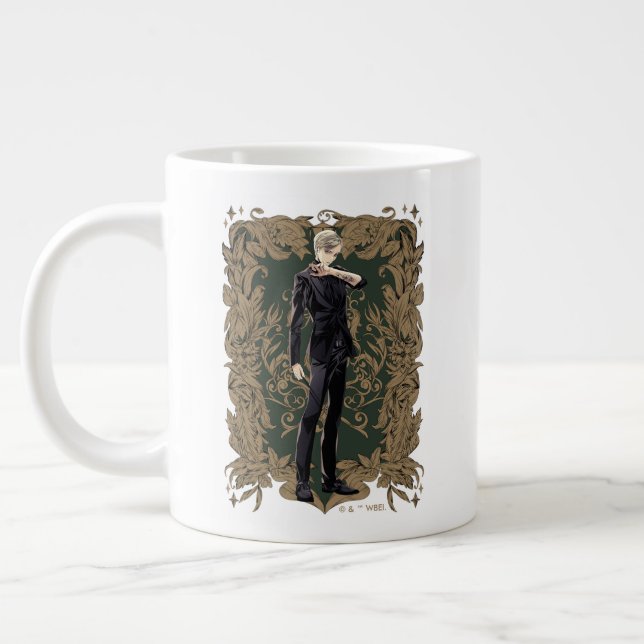 Grande Tasse Anime Draco Malfoy Cadre Ornate (Gauche)