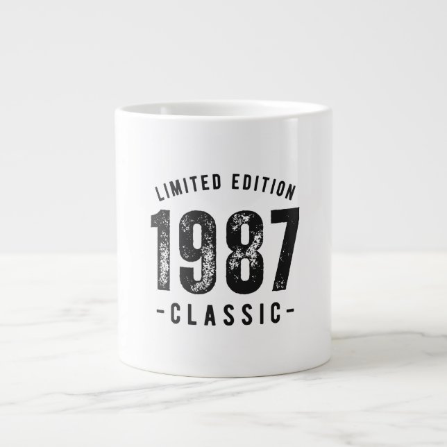 Grande Tasse Année de naissance 1987 Classique (Devant)