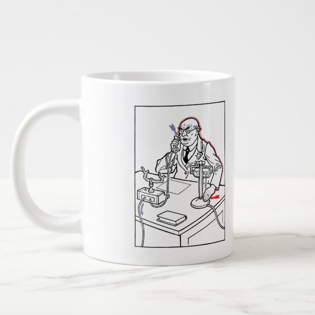 Grande Tasse Appel téléphonique choquant (Gauche)