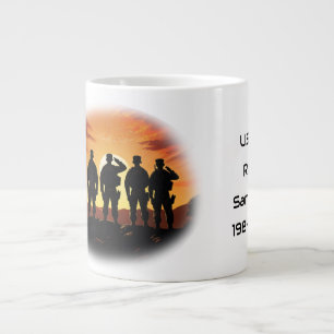 Grande Tasse Appréciation personnalisable pour membre du servic