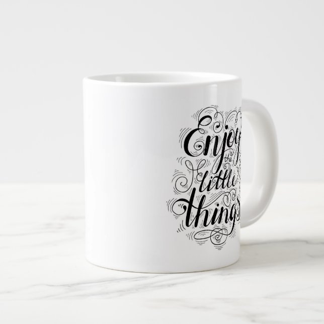 Grande Tasse Appréciez les petites choses 1 (Devant droit)