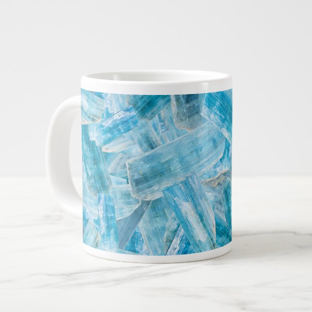 Grande Tasse Aquamarine Mars Anniversaire Crystal Gemstone 20 o (Devant gauche)