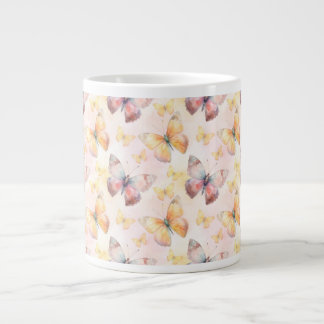 Grande Tasse Aquarelle Papillon Whimsy