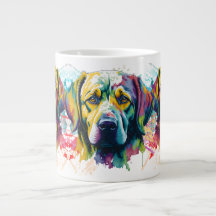 Aquarelle Rainbow Labrador Retriever