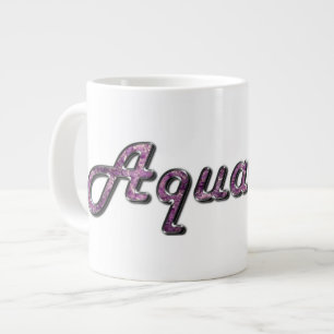 Grande Tasse Aquarius in Amethyst Gemstone