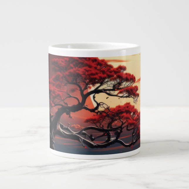 Grande Tasse Arbre bonsaï (Devant)