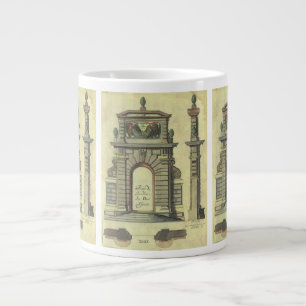 Grande Tasse Arc de porte de jardin vintage, architecture Renai