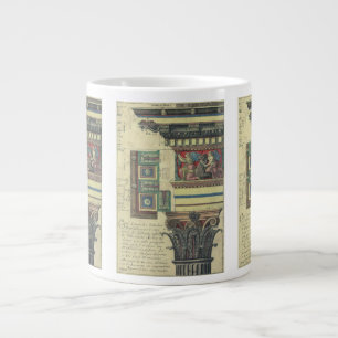 Grande Tasse Architecture Ancienne, Colonne avec Moulure de Cor