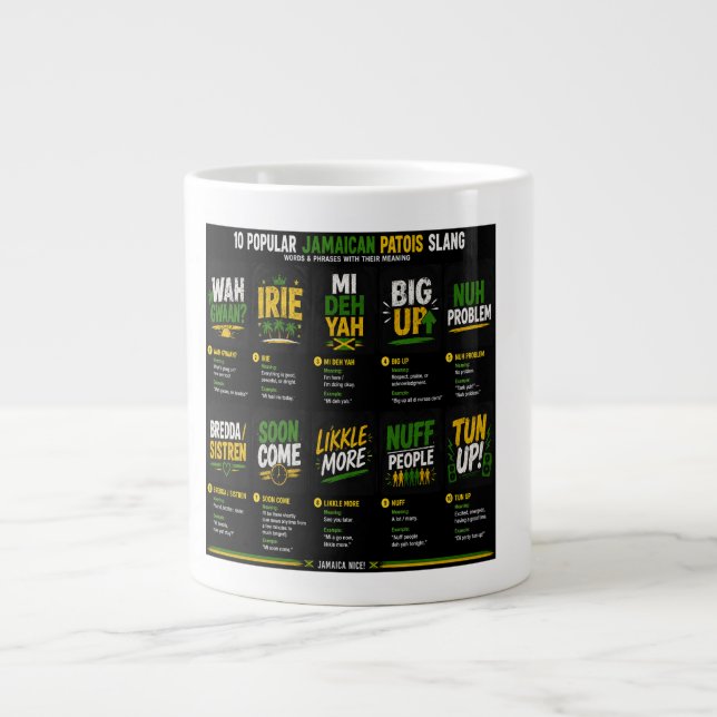 Grande Tasse Argot jamaïcain  (Devant)