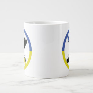 Grande Tasse Arrêtez la guerre en Ukraine Jetez un oreiller