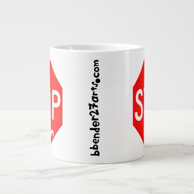 Grande Tasse Arrêtez-le  (Devant)
