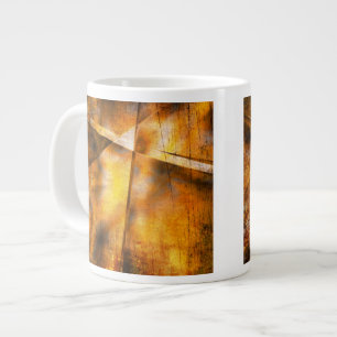 Grande Tasse arrière - plan coloré abstrait
