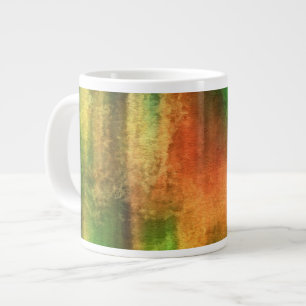 Grande Tasse arrière - plan d'aquarelle abstrait sur papier 2