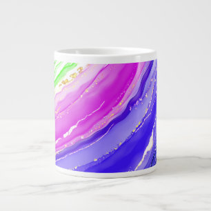 Grande Tasse Arrière - plan de couleurs arc-en-ciel