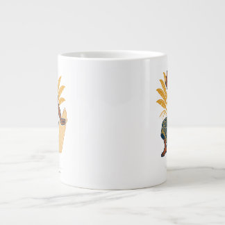 Grande Tasse Art de danseur culturel vintage de Madagascar - S