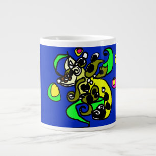 Grande Tasse art de dragon de mer