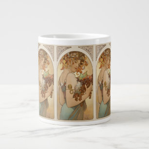 Grande Tasse Art nouveau par Alphonse Mucha-c 1897 "Fruit"
