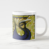 Art Nouveau vintage, plume de paon Macmillan