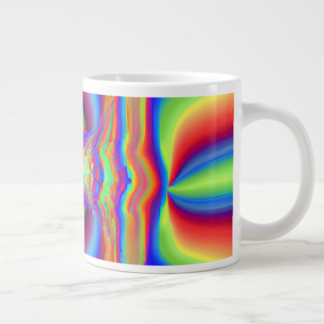 Grande Tasse Art numérique d'intersection dimensionnelle (Droite)
