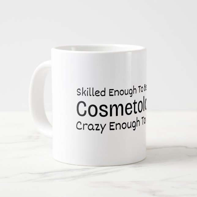 Grande Tasse Assez doué pour devenir un cosmétologue fou (Devant gauche)