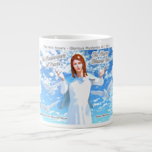 Grande Tasse Assomption de Sainte Marie au Ciel (Devant)