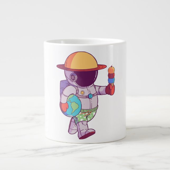 Grande Tasse Astronaute , Drôles de planètes (Devant)