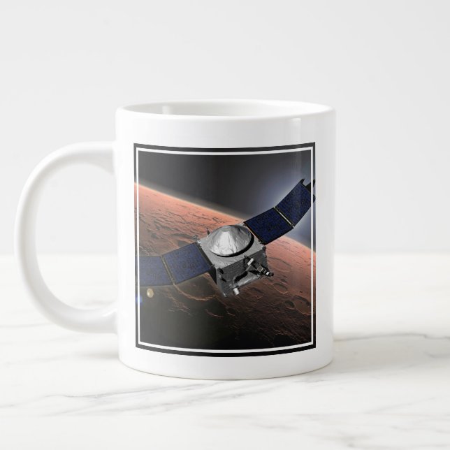Grande Tasse Atmosphère Mars Et Mission D'Évolution Volatile. (Gauche)