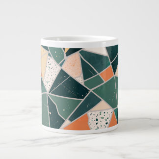 Grande Tasse au motif géométrique abstrait