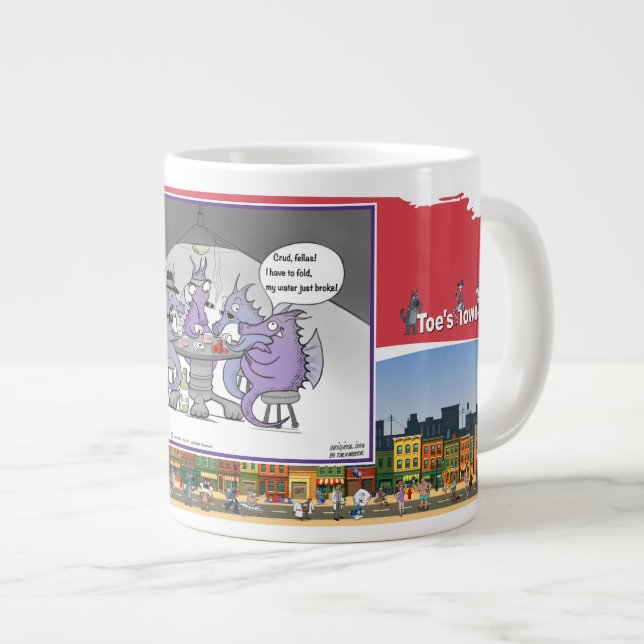 Grande Tasse Augmenter, Plier ou Dilater | Jeu de mots littéral (Devant droit)