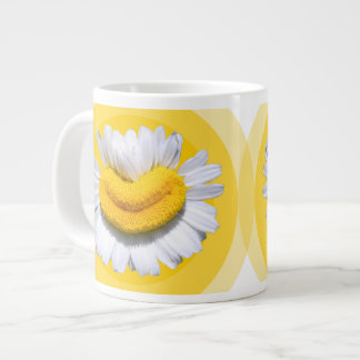 Grande Tasse Aura Jaune Doré Camomille Sourire Vibe 70