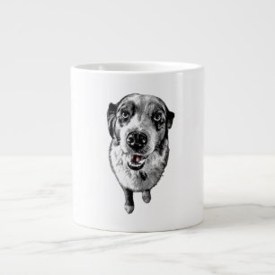 Grande Tasse Australian Shepherd – Art du chien à langue rouge
