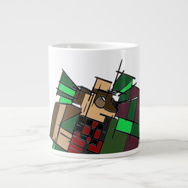 Grande Tasse Australian Shepherd hiver (Devant)